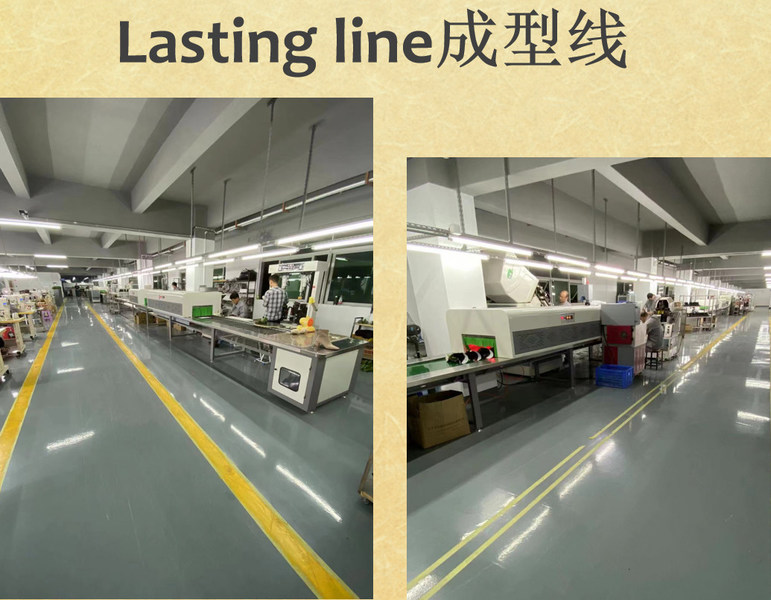 Dongguan Pinhe Shoes Co., Ltd línea de producción del fabricante